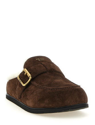 Сабо PRADA Suede sabots (1R548OFZF10JFTF0003) #