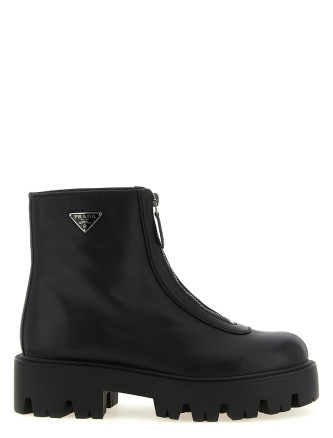 Zipped ankle boots