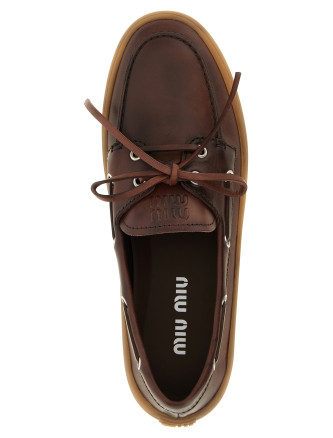 Лоферы MIU 'Deck' (5D793EF005070F0201) #