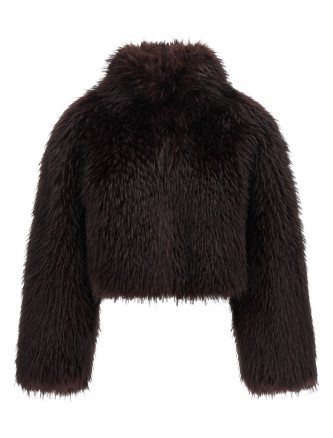 'Gravina' eco-fur coat
