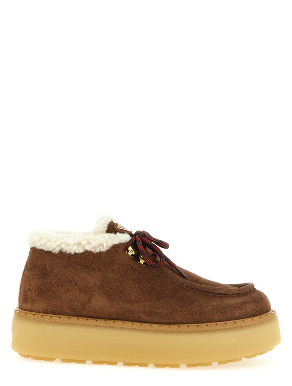 Туфли на шнурках PRADA Suede lace ups (1E630OFZD50JFTF0324) #1