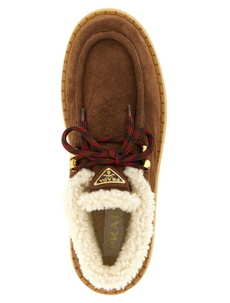 Туфли на шнурках PRADA Suede lace ups (1E630OFZD50JFTF0324) #