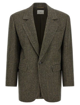 Herringbone blazer