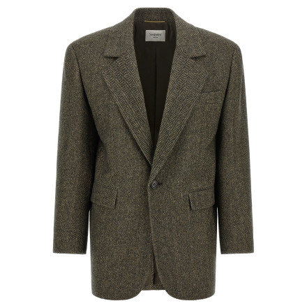 Пиджак, костюм SAINT LAURENT Herringbone blazer