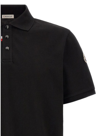 Поло MONCLER Tricolor detail polo shirt (L20918A0001789A16999) #