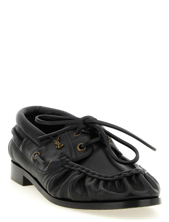 Мокасины SAINT LAURENT 'Le Loafer Bateau' (A002HL25VAA1000) #