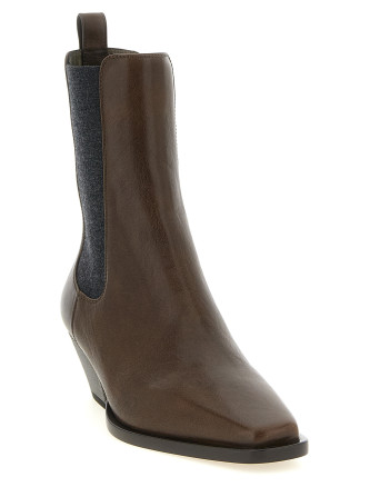 Техасские ботинки BRUNELLO CUCINELLI 'Precious Heel' (MZSLC3050PC9122) #