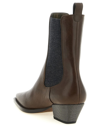 Техасские ботинки BRUNELLO CUCINELLI 'Precious Heel' (MZSLC3050PC9122) #