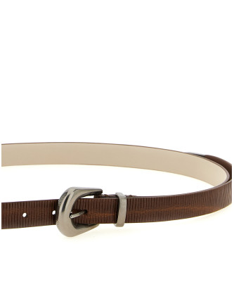 Ремень BRUNELLO CUCINELLI Carved leather belt (M0GUAC293PC8745) #
