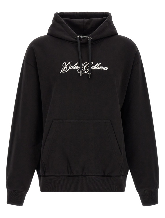 Толстовка DOLCE & GABBANA Logo embroidery hoodie (G9ZU0ZG7P9MN0000) #1