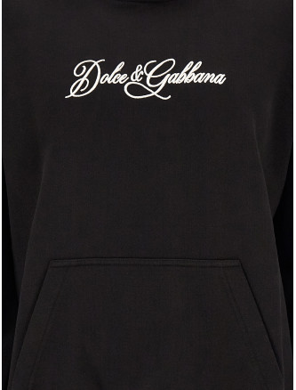 Толстовка DOLCE & GABBANA Logo embroidery hoodie (G9ZU0ZG7P9MN0000) #