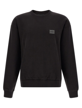 Logo plaque sweatshirt