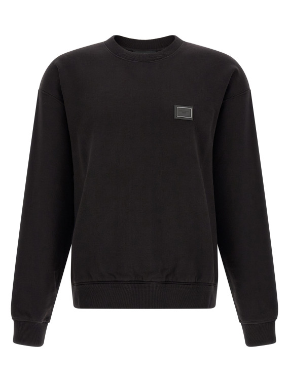 Толстовка DOLCE & GABBANA Logo plaque sweatshirt (G9AHSTG7Q2ON0000) #1