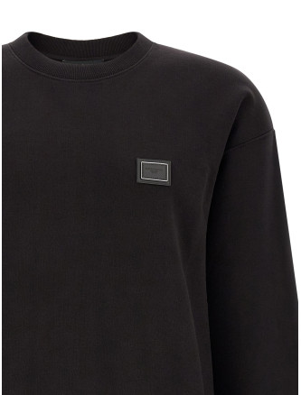 Толстовка DOLCE & GABBANA Logo plaque sweatshirt (G9AHSTG7Q2ON0000) #