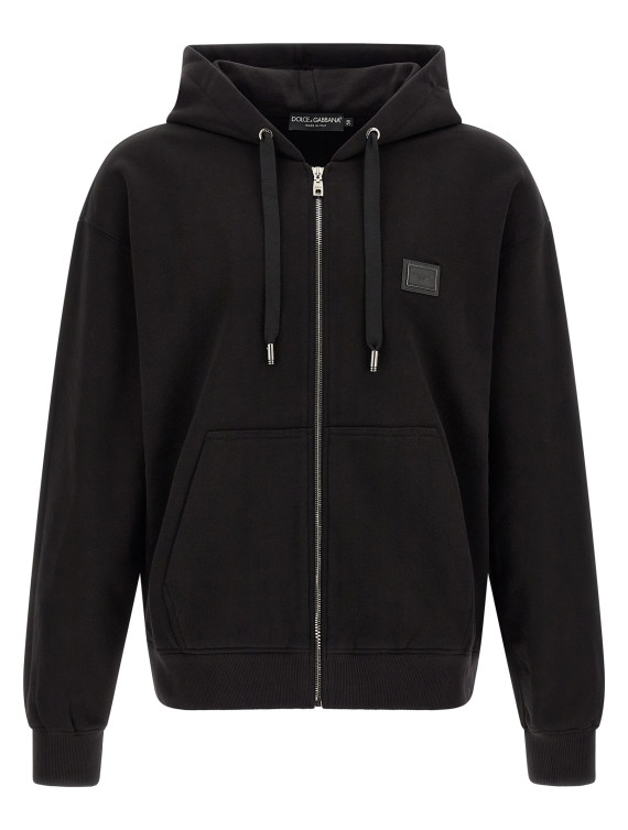 Толстовка DOLCE & GABBANA Logo plaque hoodie (G9CEGTG7Q2ON0000) #1