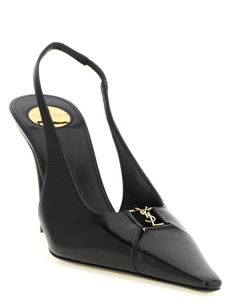 Высокие каблуки SAINT LAURENT 'Babylone' (806685AAEHI1000) #