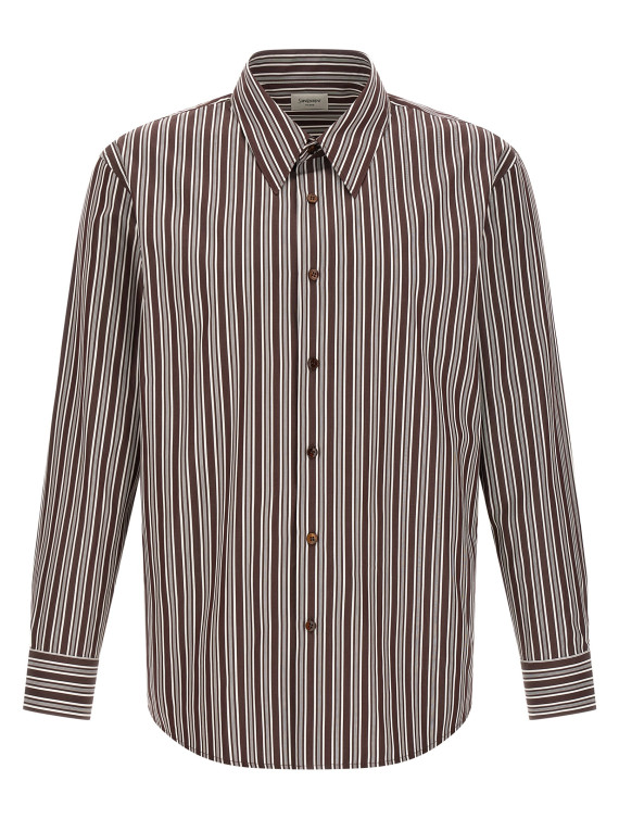 Рубашка, блузка SAINT LAURENT Striped shirt (867719Y2O102071) #1