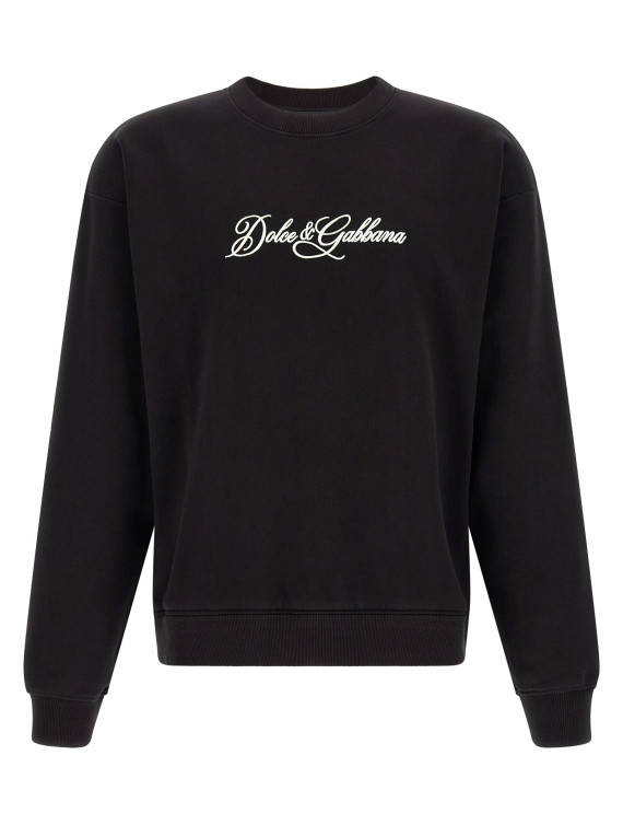 Толстовка DOLCE & GABBANA Logo embroidery sweatshirt (G9AHSZG7P9MN0000) #1