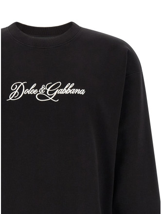 Толстовка DOLCE & GABBANA Logo embroidery sweatshirt (G9AHSZG7P9MN0000) #