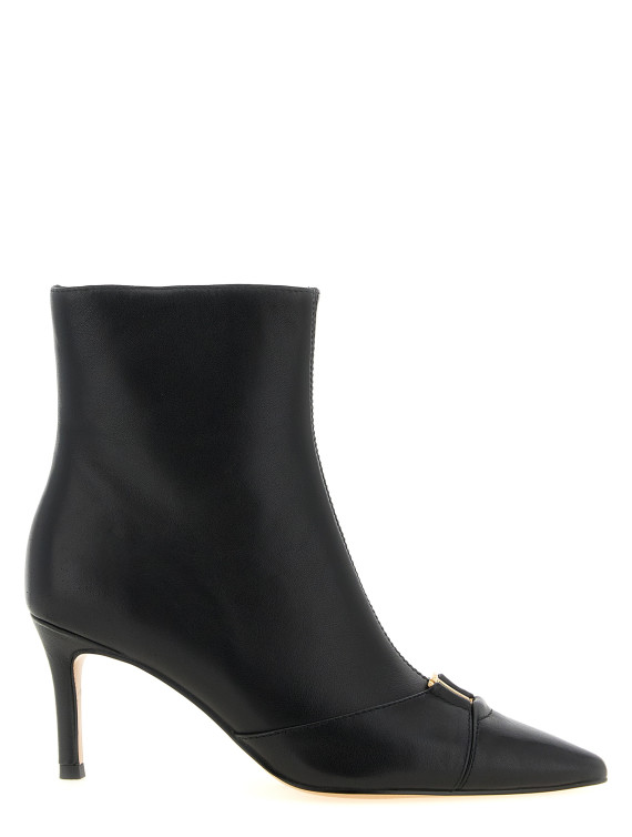 Ботильоны TWIN SET Logo ankle boots (262TCP01E00006) #1