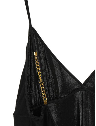 Вечерний топ SAINT LAURENT 'Cassandre' (876793Y38DS1000) #