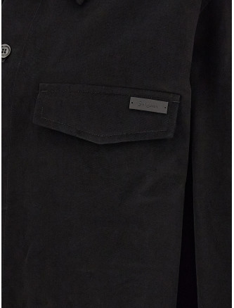 Рубашка, блузка SAINT LAURENT Cotton overshirt (873919Y1O391000) #