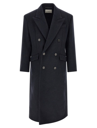 Пальто SAINT LAURENT Double-breasted coat