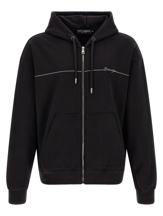 Толстовка DOLCE & GABBANA Logo embroidery hoodie (G9CEGZG7P9PN0000) #1