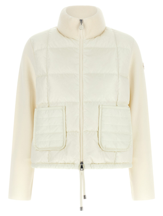 Пуховик MONCLER Two-material padded cardigan (L20939B00067M1131034) #1