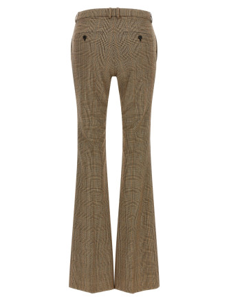 Брюки SAINT LAURENT Prince of Wales houndstooth trousers (A000KTY3L612242) #