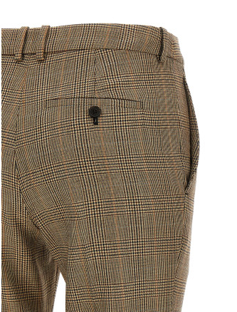 Брюки SAINT LAURENT Prince of Wales houndstooth trousers (A000KTY3L612242) #