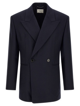 Блейзер SAINT LAURENT Felted wool gabardine blazer jacket
