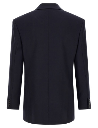 Блейзер SAINT LAURENT Felted wool gabardine blazer jacket (A000SWY1O144140) #