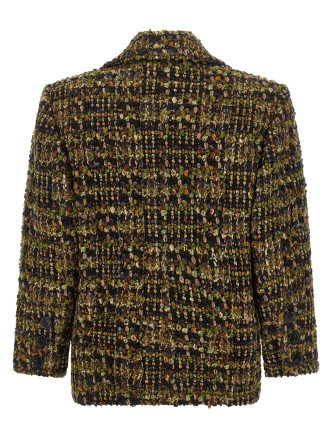 Пиджак, костюм SAINT LAURENT Bouclé tweed blazer (871063Y3L803113) #