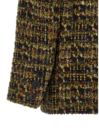 Пиджак, костюм SAINT LAURENT Bouclé tweed blazer (871063Y3L803113) #