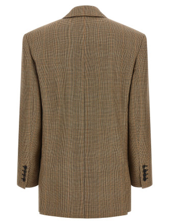 Пиджак, костюм SAINT LAURENT Prince of Wales houndstooth blazer (871065Y3L612242) #