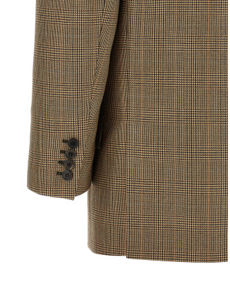 Пиджак, костюм SAINT LAURENT Prince of Wales houndstooth blazer (871065Y3L612242) #