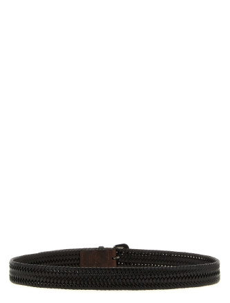 Ремень BRUNELLO CUCINELLI 'Shiny Loop' (M0NPPC34FCMORO) #