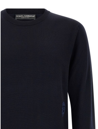 Свитер, кардиган DOLCE & GABBANA Heraldic coat of arms sweater (GXX24ZJGMLSB0665) #