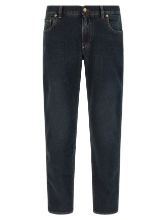 Джинсы DOLCE & GABBANA Logo plaque jeans