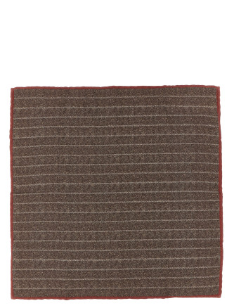 Шарф, платок BRUNELLO CUCINELLI Double-face pocket clutch