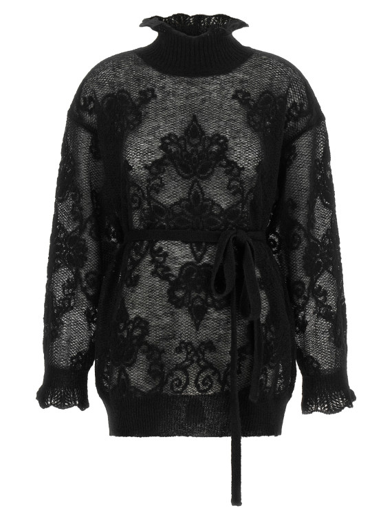 Свитер, кардиган TWIN SET Jacquard yarn sweater (262TP334200006) #1