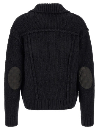 Свитер, кардиган DSQUARED2 Logo patch cardigan (S74HA1638D13240477) #