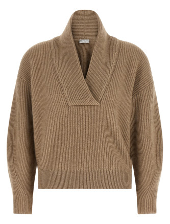 Свитер BRUNELLO CUCINELLI English rib jersey