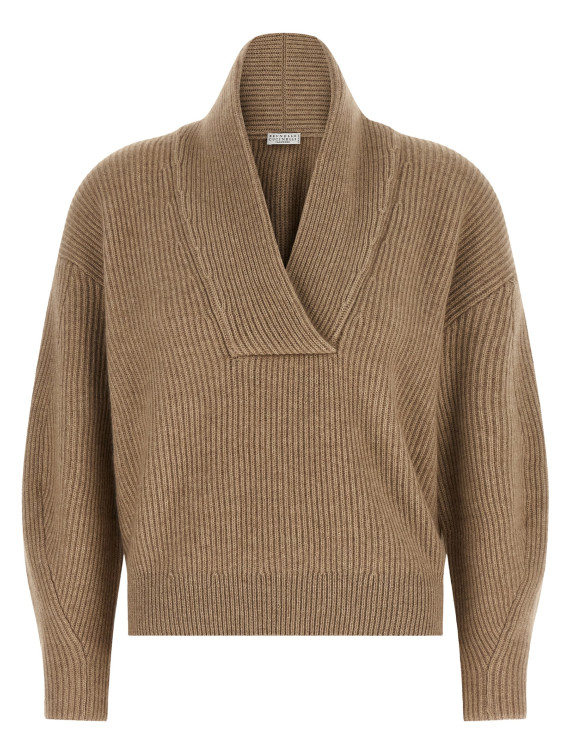 Свитер BRUNELLO CUCINELLI English rib jersey (M12750802C077) #1