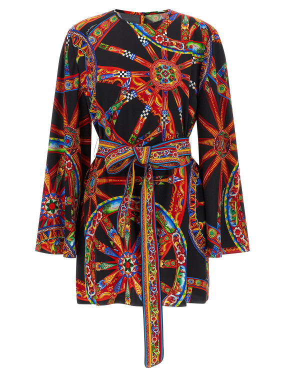 Мини-платье DOLCE & GABBANA 'Carretto' (F623ATFSA9UHN6CL) #1