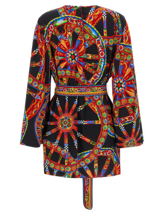 Мини-платье DOLCE & GABBANA 'Carretto' (F623ATFSA9UHN6CL) #