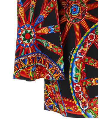 Мини-платье DOLCE & GABBANA 'Carretto' (F623ATFSA9UHN6CL) #