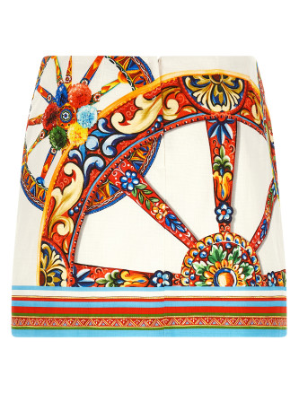 Мини-юбка DOLCE & GABBANA 'Carretto' (F4DDTTGDDTDS9000) #