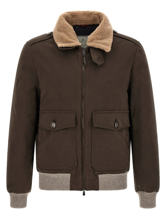 Куртка BRUNELLO CUCINELLI Waterproof bomber jacket (MG5456003CLY62) #1